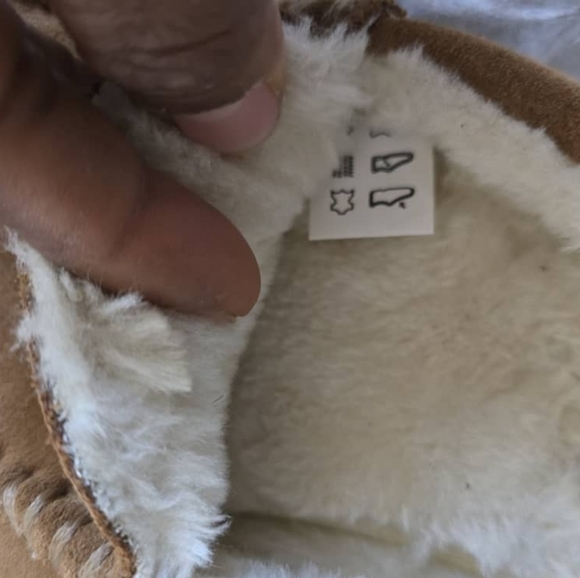 Lands' End Tan Leather Moccasin Suede Shoes Size 9B 🌴✌️ - Picture 5 of 9